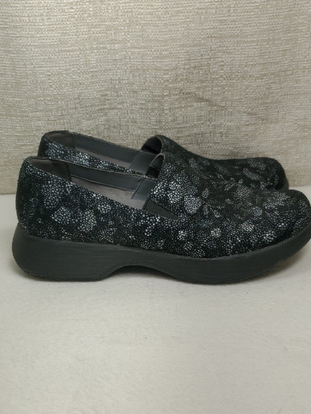 Dansko Black Slip On Clogs Shoes Women's Size 41